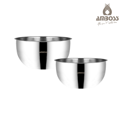 AMBOSS Stone 2 Parça Çok Amaçlı Karıştırma Kase Seti (16 cm & 20 cm)